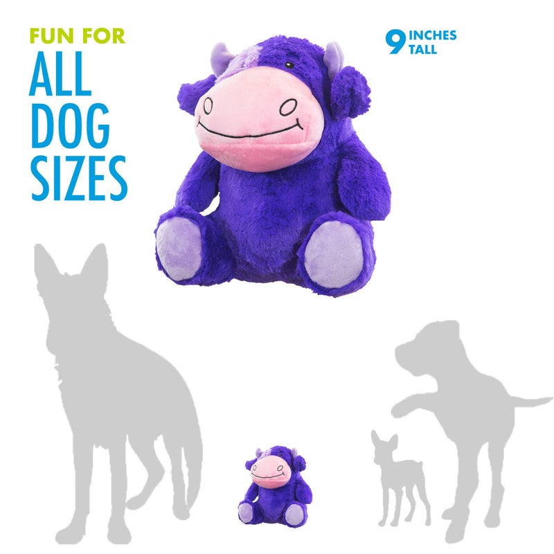 Hero Chuckles, Plush Squeaky Dog Toy, Durable Stuffed Animal with 3 in 1 Squeaker - Image 3